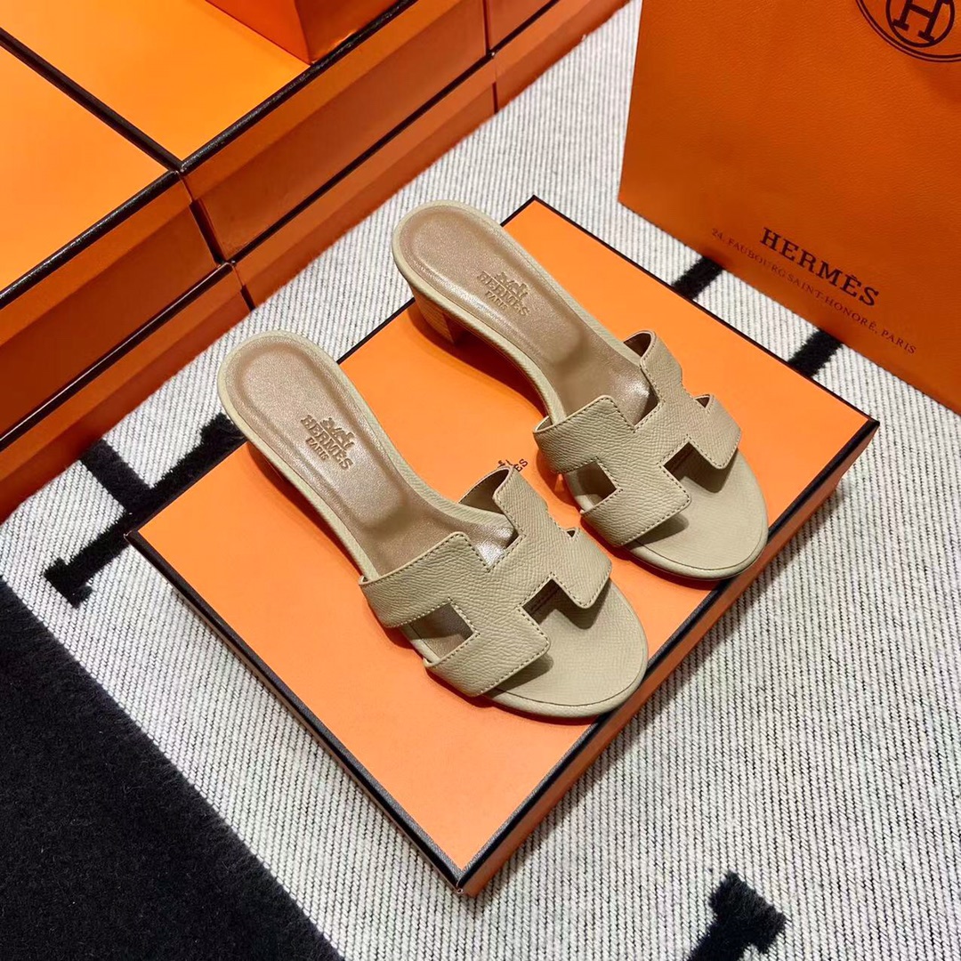 에르메스 올수공 오아시스 슬리퍼 샌들 앱송 65